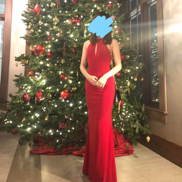 Sherri Hill Red Dress - Picture 2 of 10